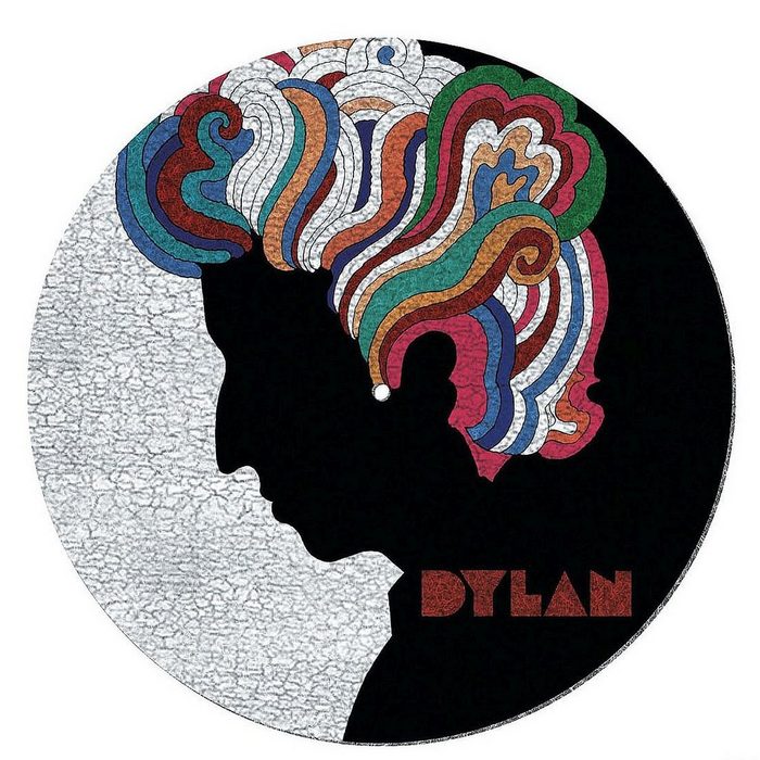 PYRAMID Merchandise-Figur Bob Dylan Plattentellerauflage Record Slip Mat