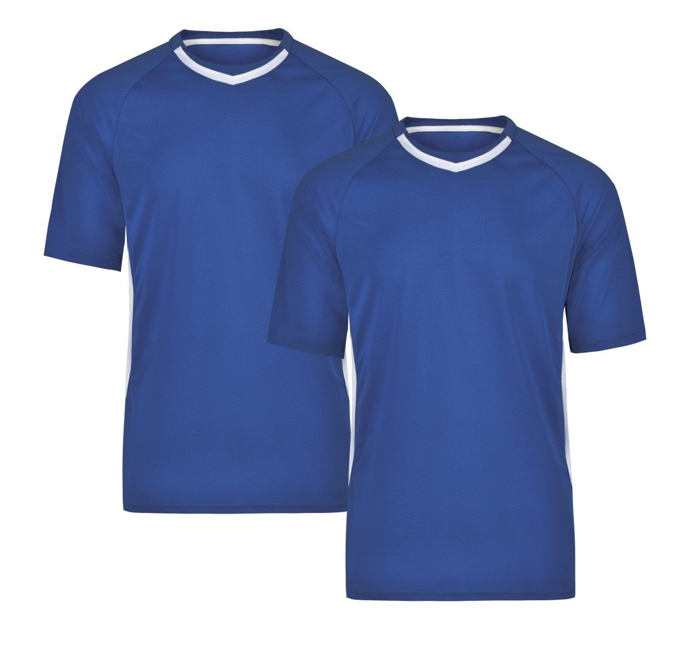 James & Nicholson Funktionsshirt Doppelpack Team-T Herren Funktions Team T-Shirt JN337 (Spar-Set, 2er-Pack) Atmungsaktiv, feuchtigkeitsregulierend und schnell trocknend