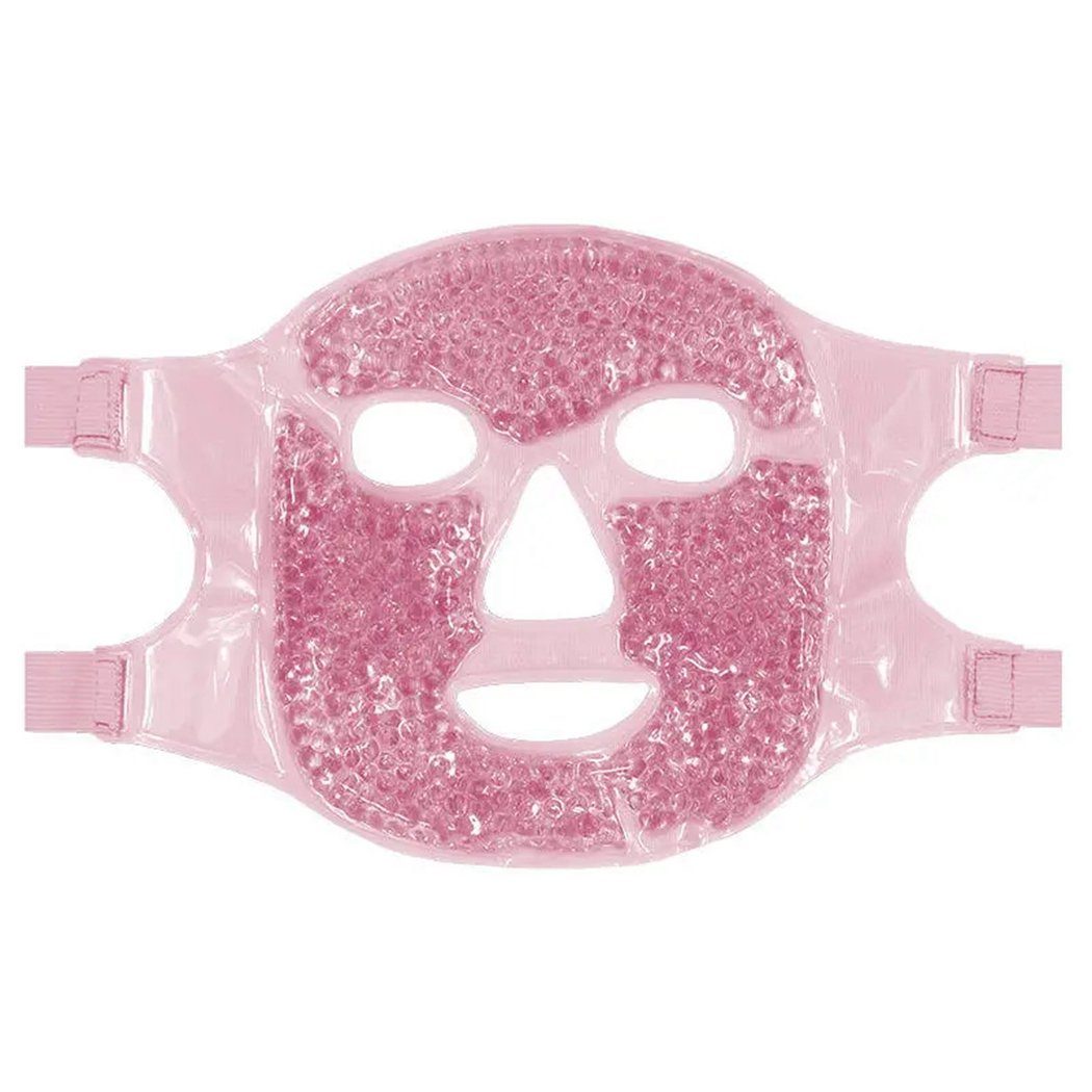 TUABUR Gesichtsmassagegerät Beauty-Eisbeutelmaske, Gel-Heiß- und Kaltkompressen-Schönheitsmaske pink