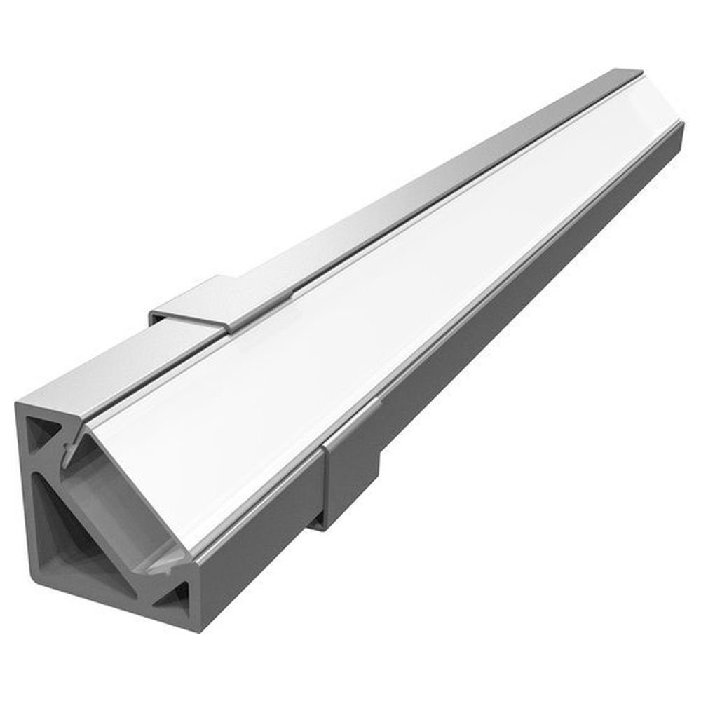 SLV LED-Stripe-Profil Schienenprofil 10 Streifen Profilelemente 2m, Aluminium LED in 1-flammig, Grazia