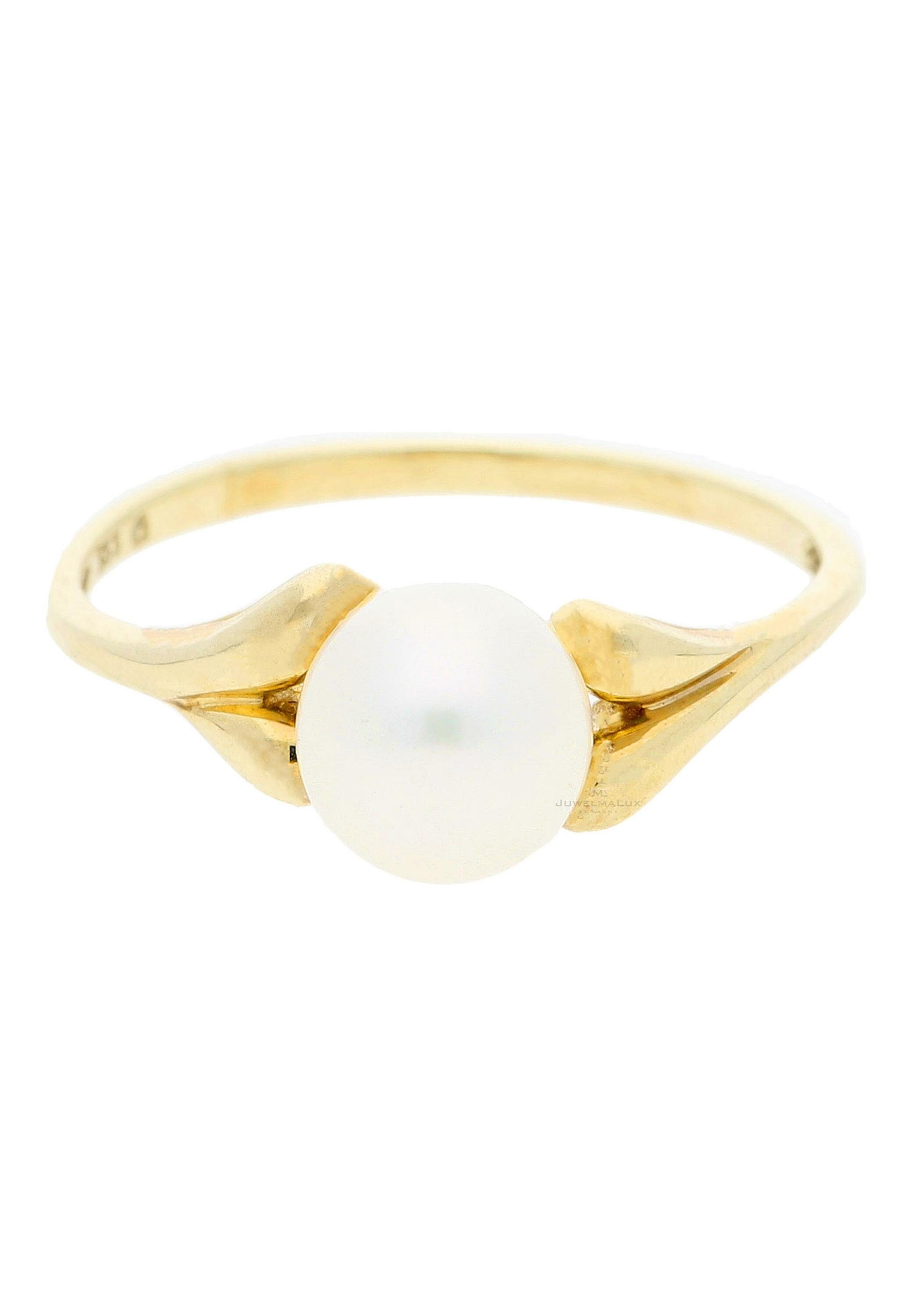 JuwelmaLux Perlenring »Ring Gold Damen mit Süsswasser-Zuchtperle« (1-tlg), Gold  333/000, inkl. Schmuckschachtel
