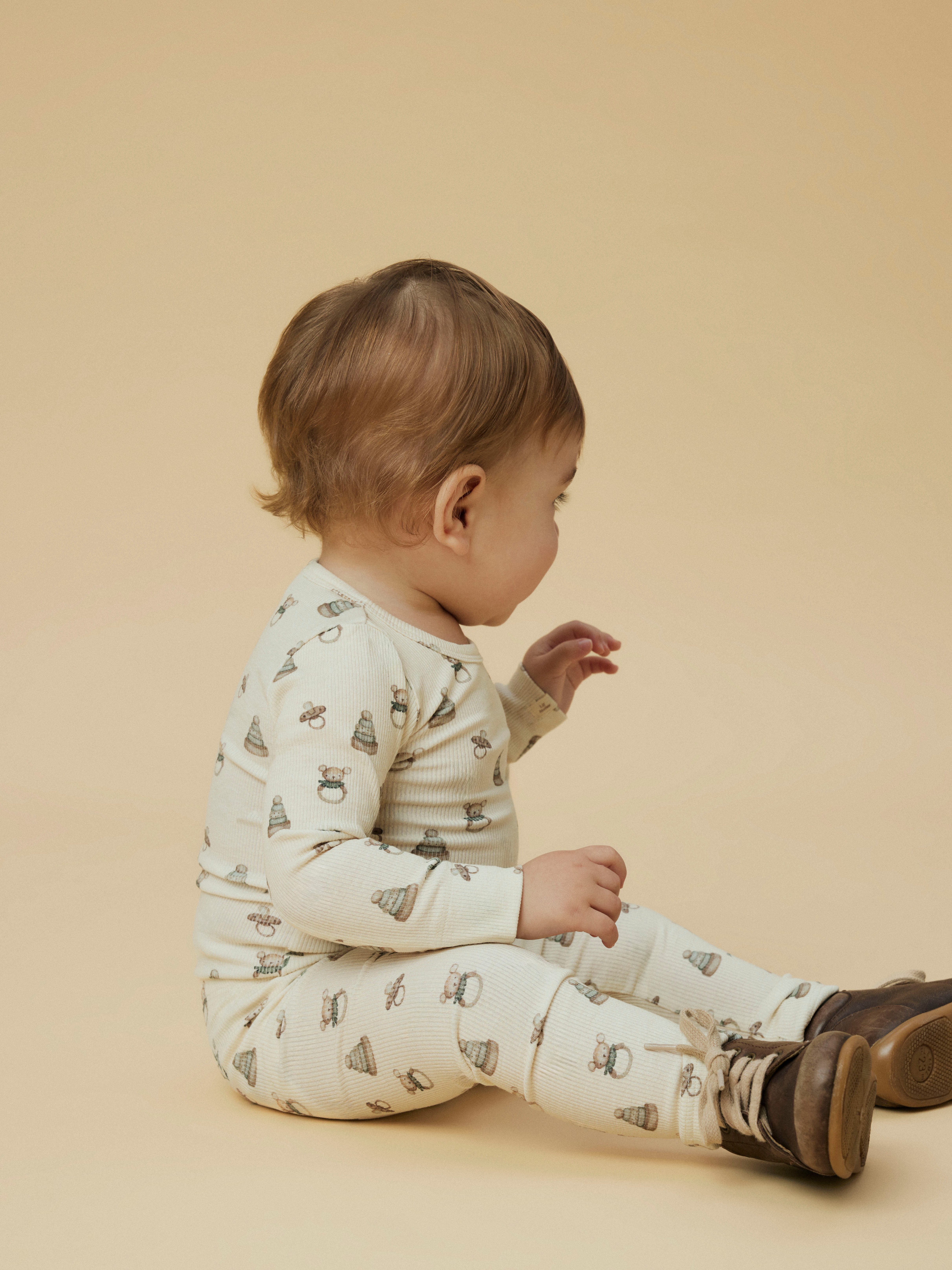Lil' Atelier Langarmbody NBNGAVO EMO LS SLIM BODY LIL NOOS weiche Jersey Rippqualität
