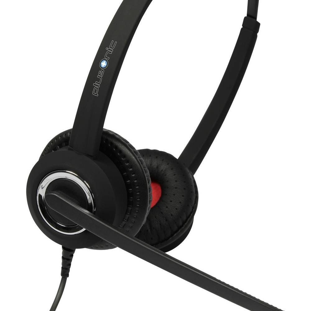 plusonic USB Headset Kopfhörer to 10.2P, compatible BBB binaural