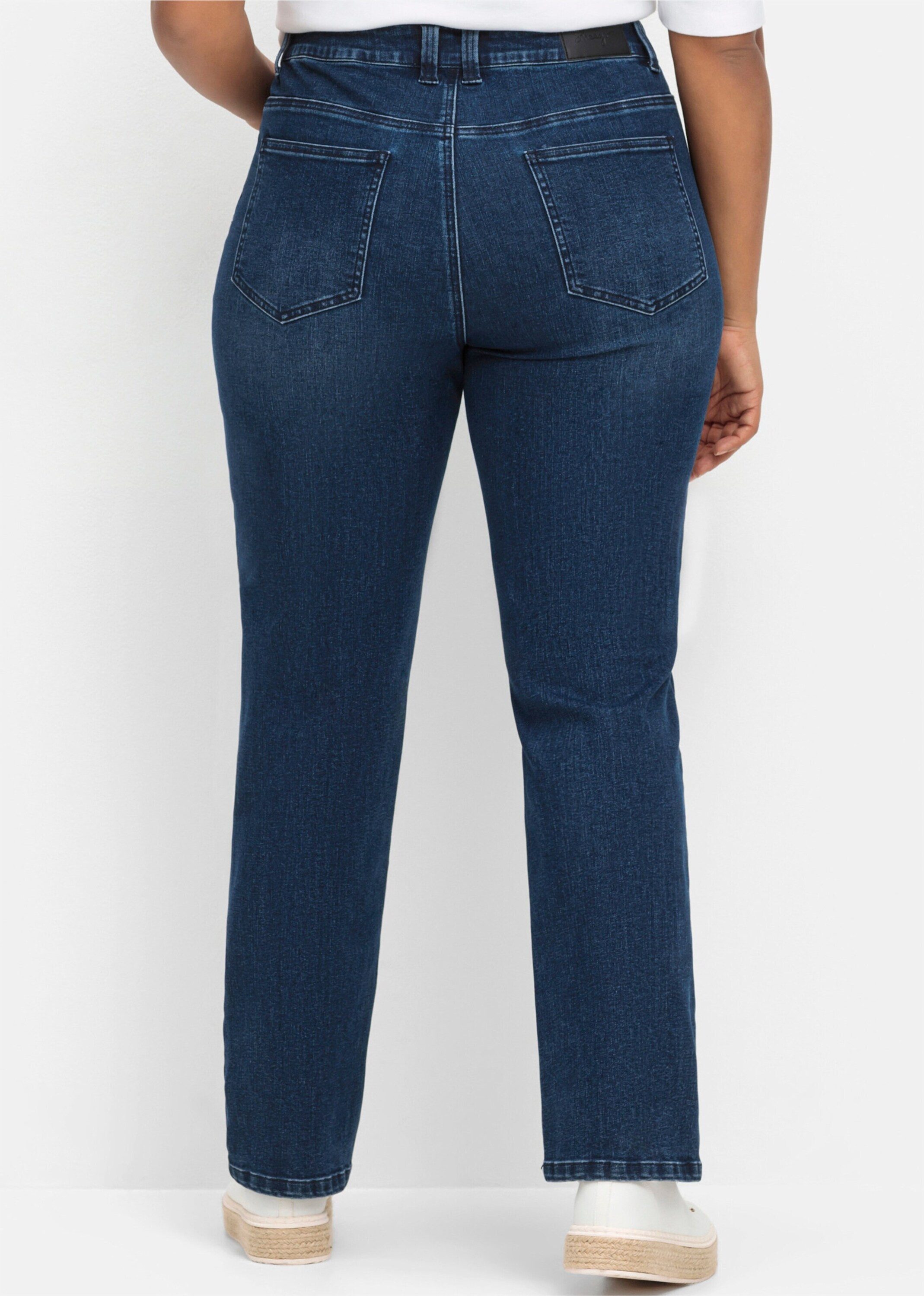 Sheego Bequeme Jeans Stretch-Jeans normal mit funktionellen TruTemp365® Fasern – Bild 2 von 5