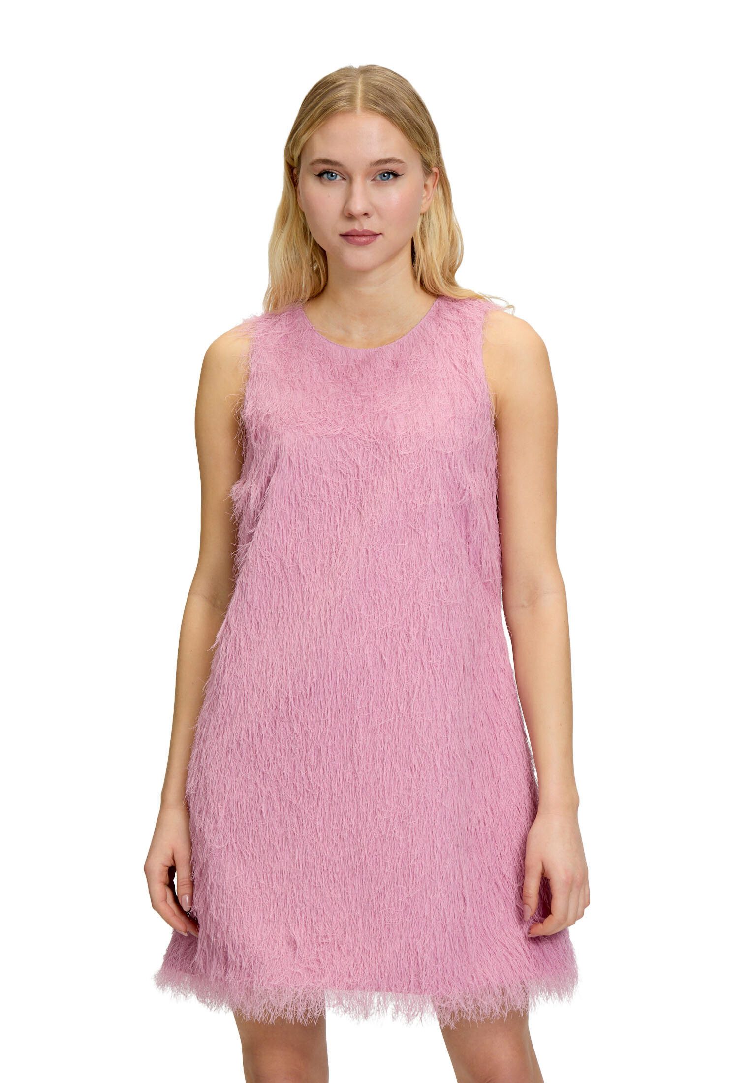 Vera Mont Abendkleid Damen mit Fransen Material