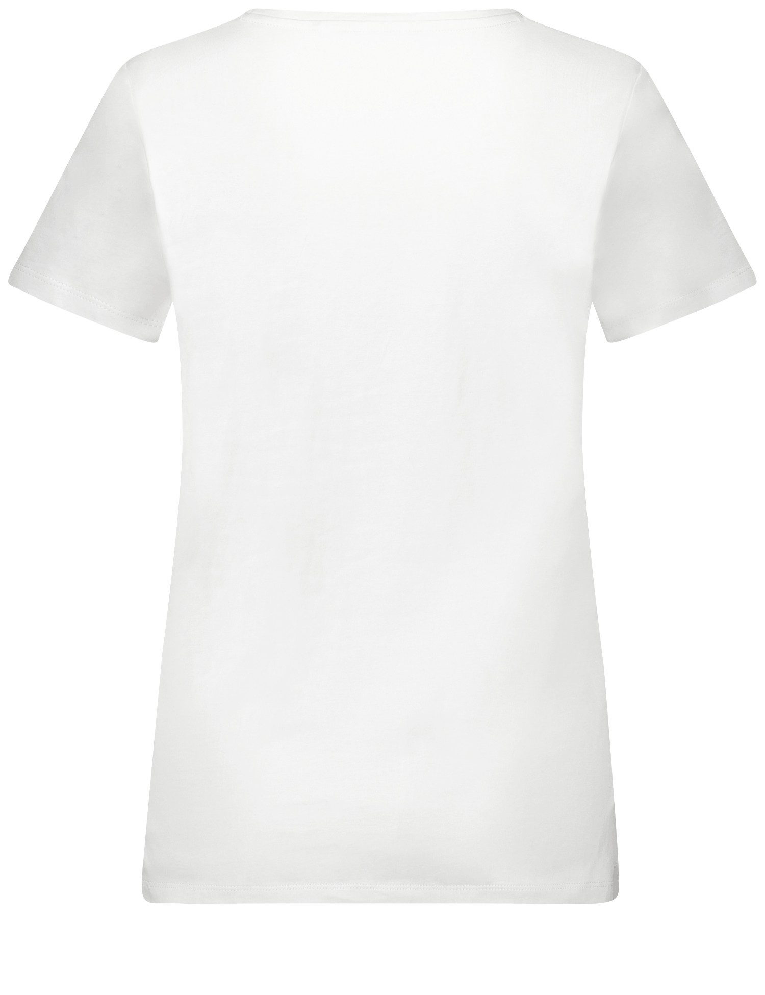 Taifun Poloshirt Baumwoll-Shirt mit verziertem Frontprint günstig online kaufen