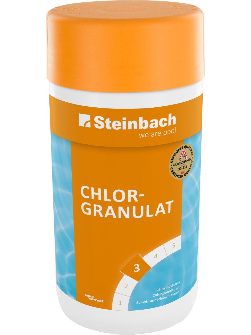 Steinbach Pool Poolpflege STEINBACH Chlorgranulat, 1 Kg