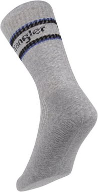 Wrangler Sportsocken FREW (3-Paar) eingestricktes Logo