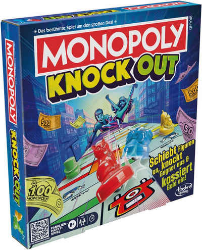 Hasbro Spiel, Familienspiel Hasbro Gaming, Monopoly, Knockout