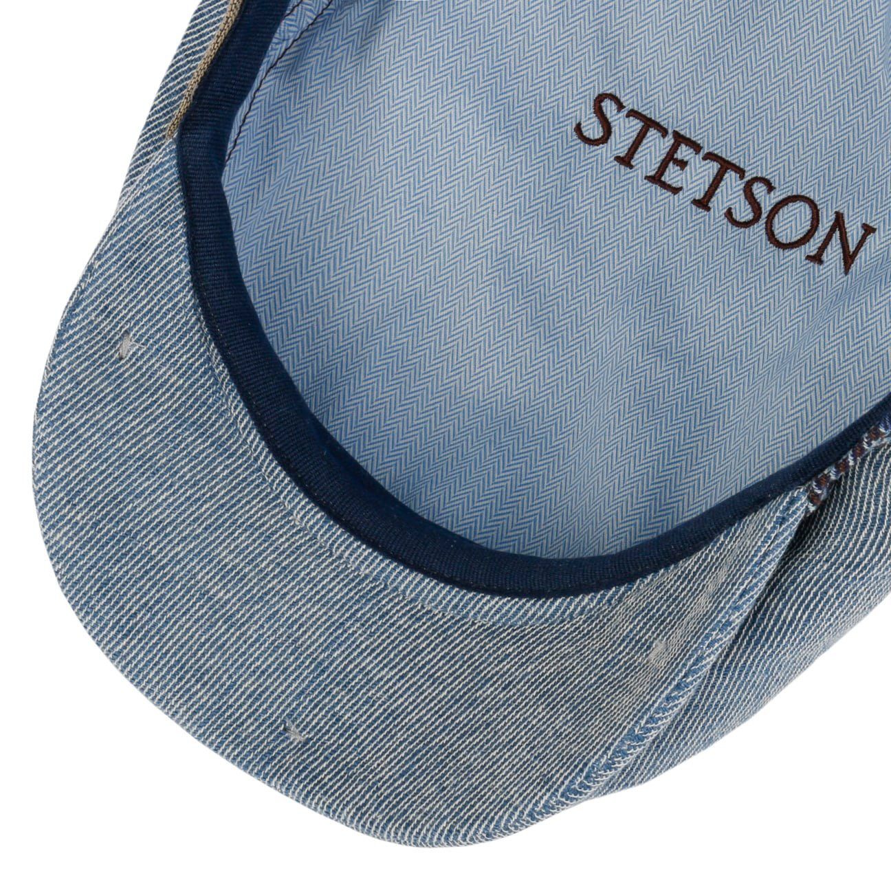 Stetson Flat Cap (1-St) Schirmmütze mit Schirm, Made in the EU
