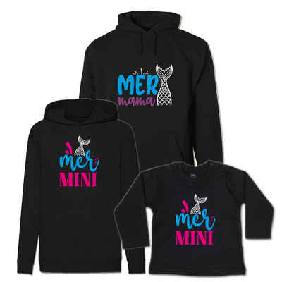G-graphics Kapuzenpullover Mer Mama & Mer Mini (Familienset, Einzelteile zum selbst zusammenstellen) Kinder & Erwachsenen-Hoodie & Baby Sweater