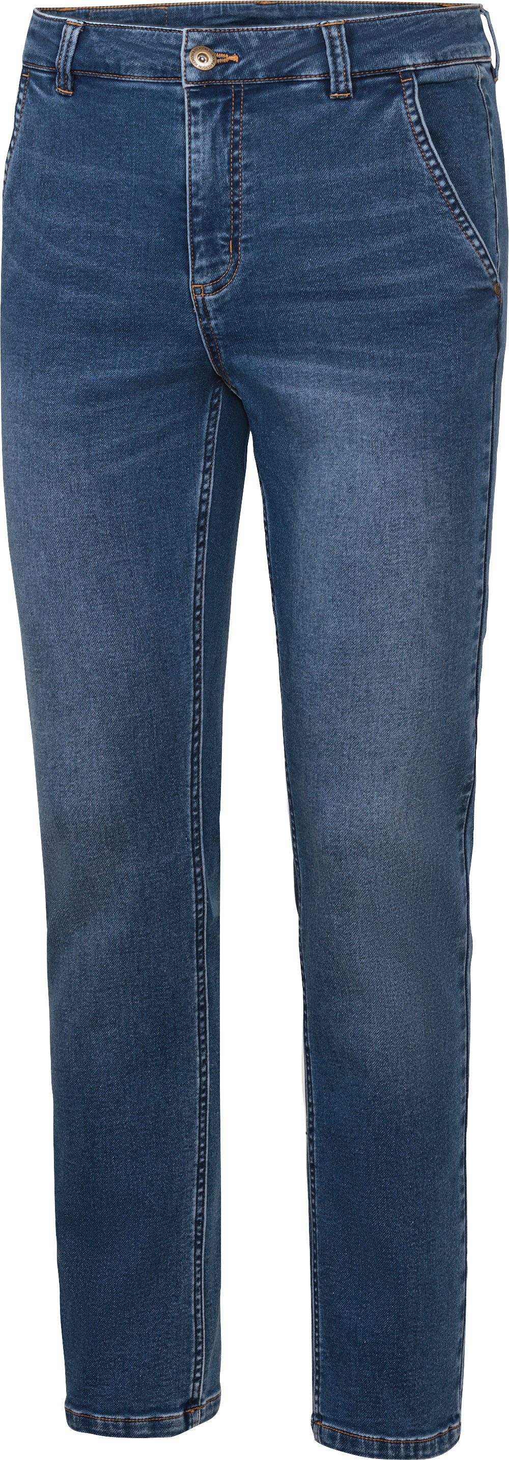 HENSON&HENSON Chinohose Dehnbarer Komfortbund