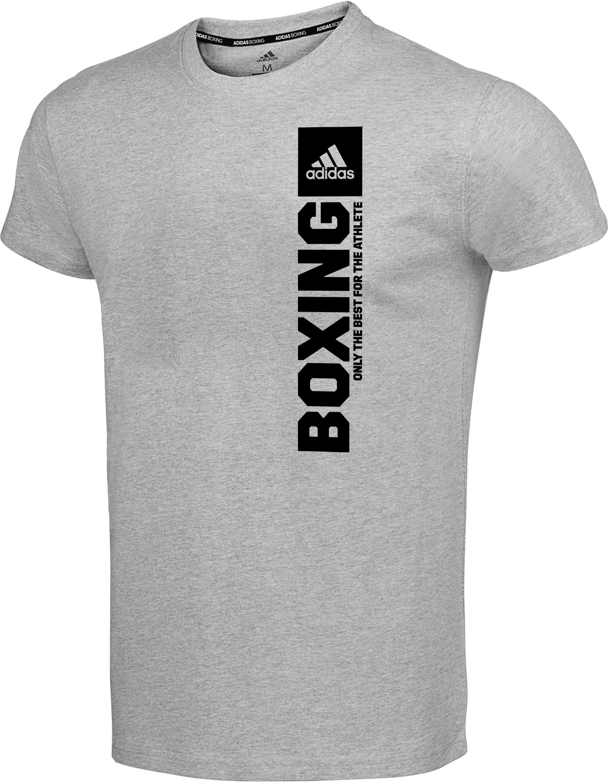 adidas T-Shirt Vertical T-Shirt grau Performance BOXING Community