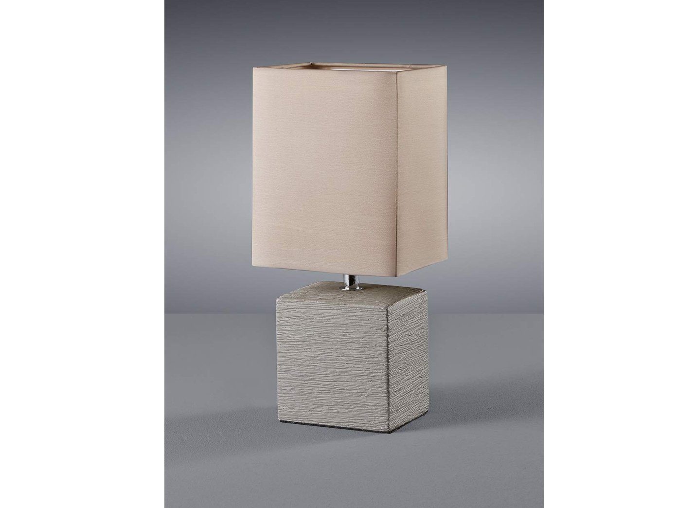 TRIO LED Tischleuchte, kleine Keramik Tisch-Lampe mit Stoff-Lampen-Schirm  für Wohnzimmer, Fensterbank, Schlafzimmer, Schreibtisch online kaufen | OTTO