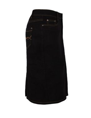 Fraternel Jeansrock Stretch, 5-Pocket-Style, knielang