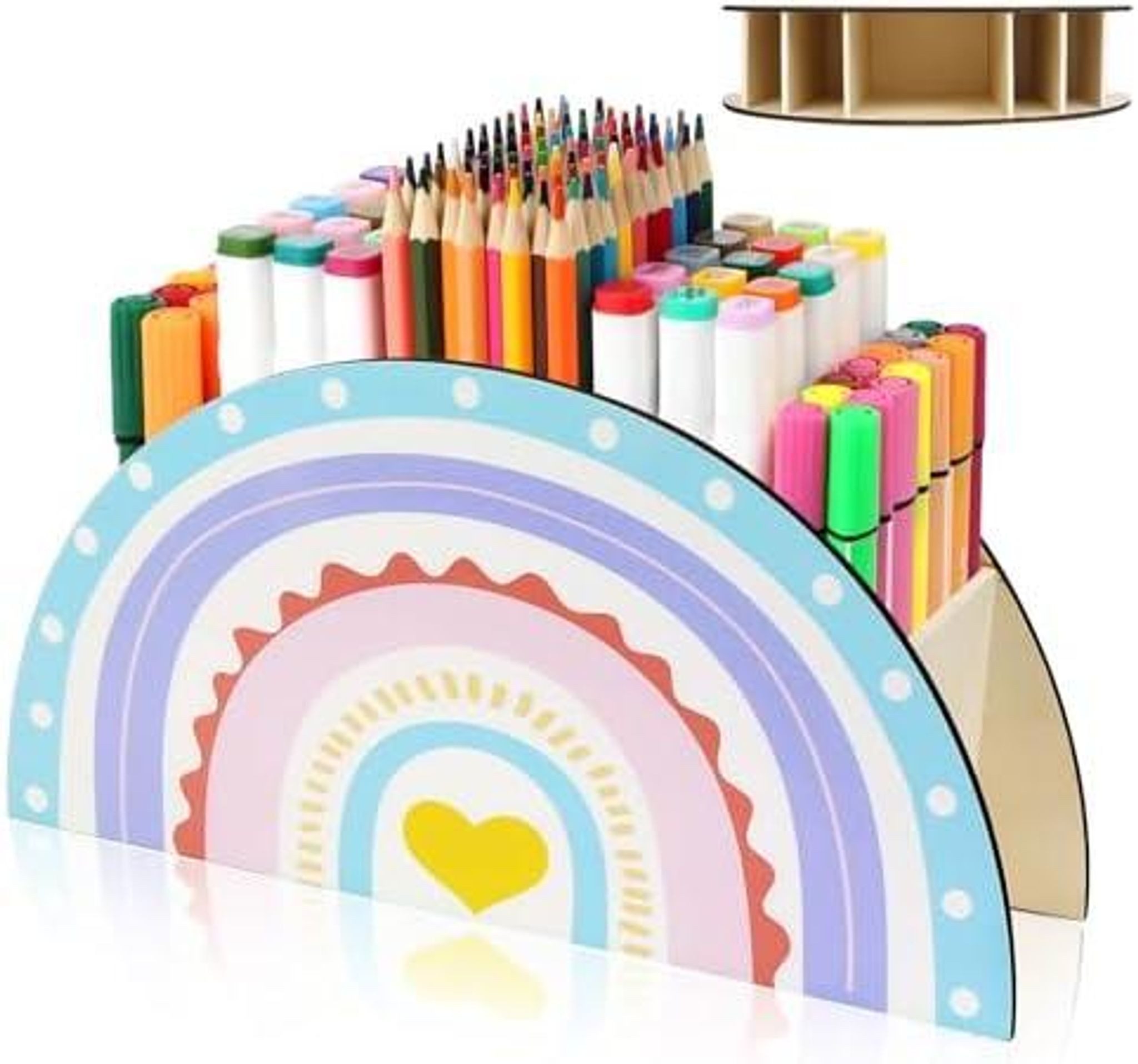 FELIXLEO Buntstift Kreative Stiftebox für Kinder ideal für Schule und Hausaufgaben, (1-tlg)