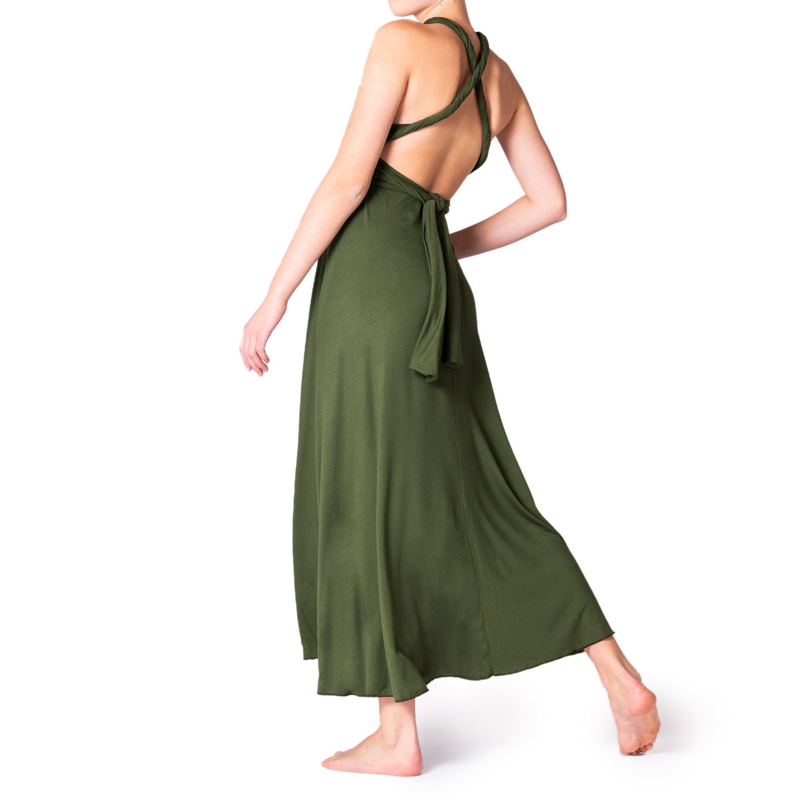 PANASIAM Tunikakleid langes Maxikleid Infinity Dress mit V-Ausschnitt Abend günstig online kaufen