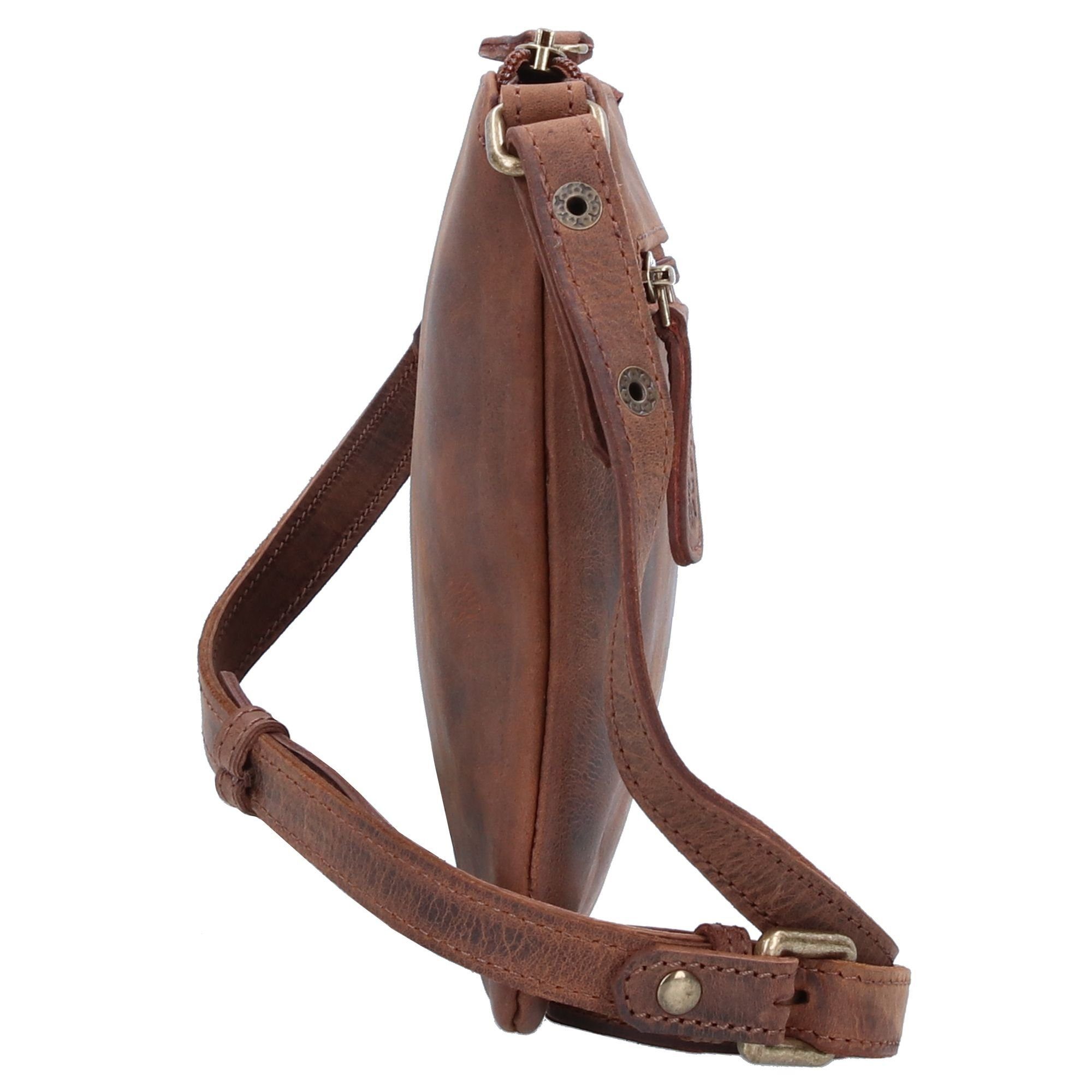 GreenLand Nature Umhängetasche Montenegro, Leder