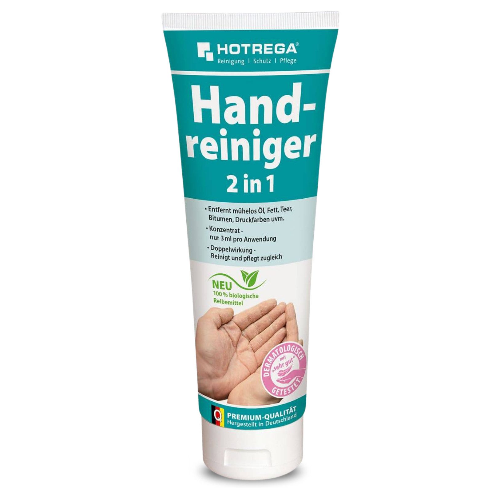 HOTREGA® Handcreme Handreiniger Handwaschpaste Waschpaste Hautpflege - 250 ml Tube