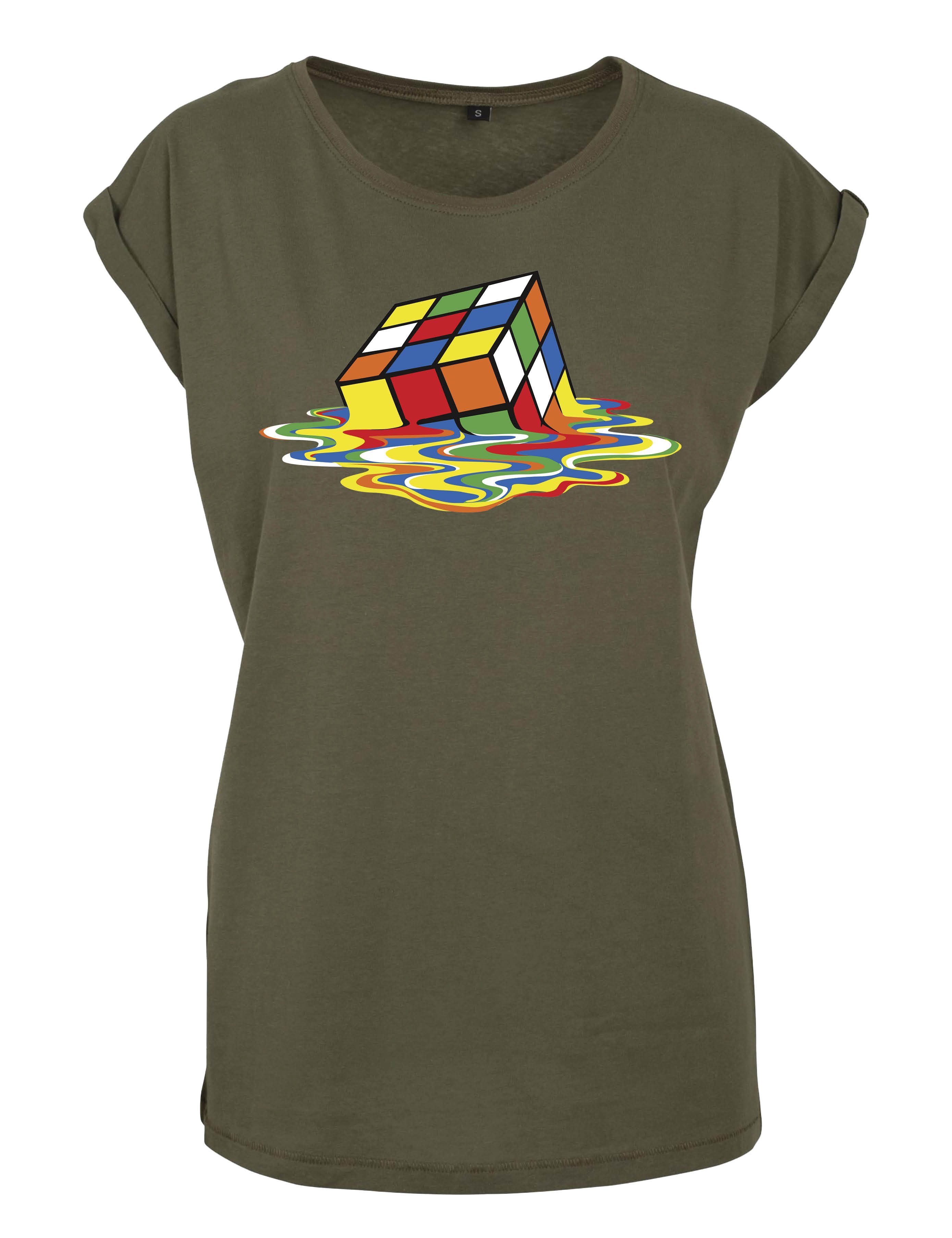 Youth Designz Print-Shirt "Zauberwürfel" Damen T-Shirt günstig online kaufen