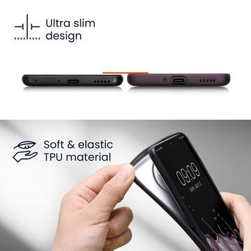kwmobile Handyhülle Handyhülle für Honor Magic4 Lite (5G), Silikon Case metallisch schimmernd - Soft Hülle - Handy Cover