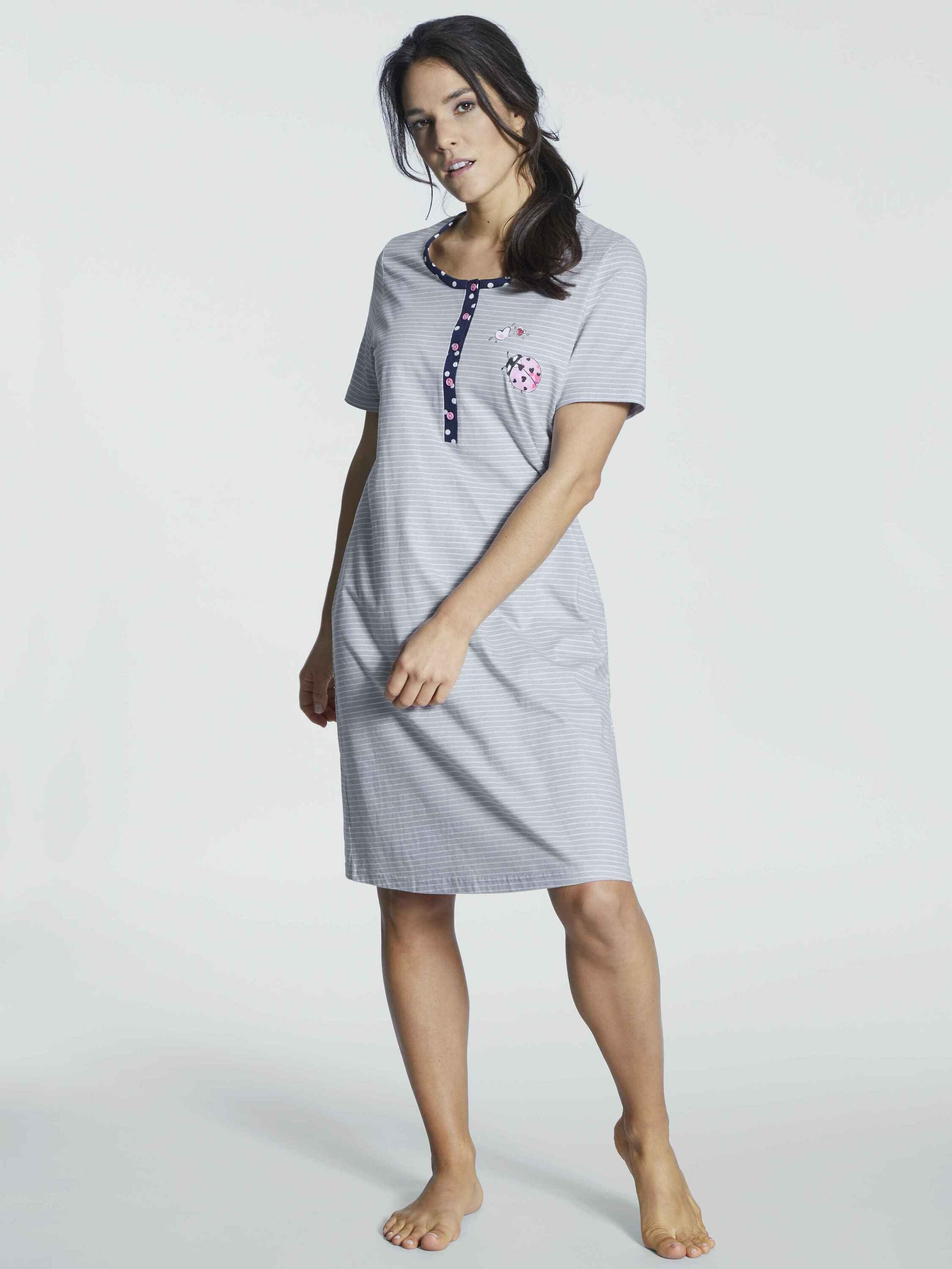Ringella Nachthemd »Kurzarm-Nachthemd mit Knopfleiste« (1-tlg) online  kaufen | OTTO