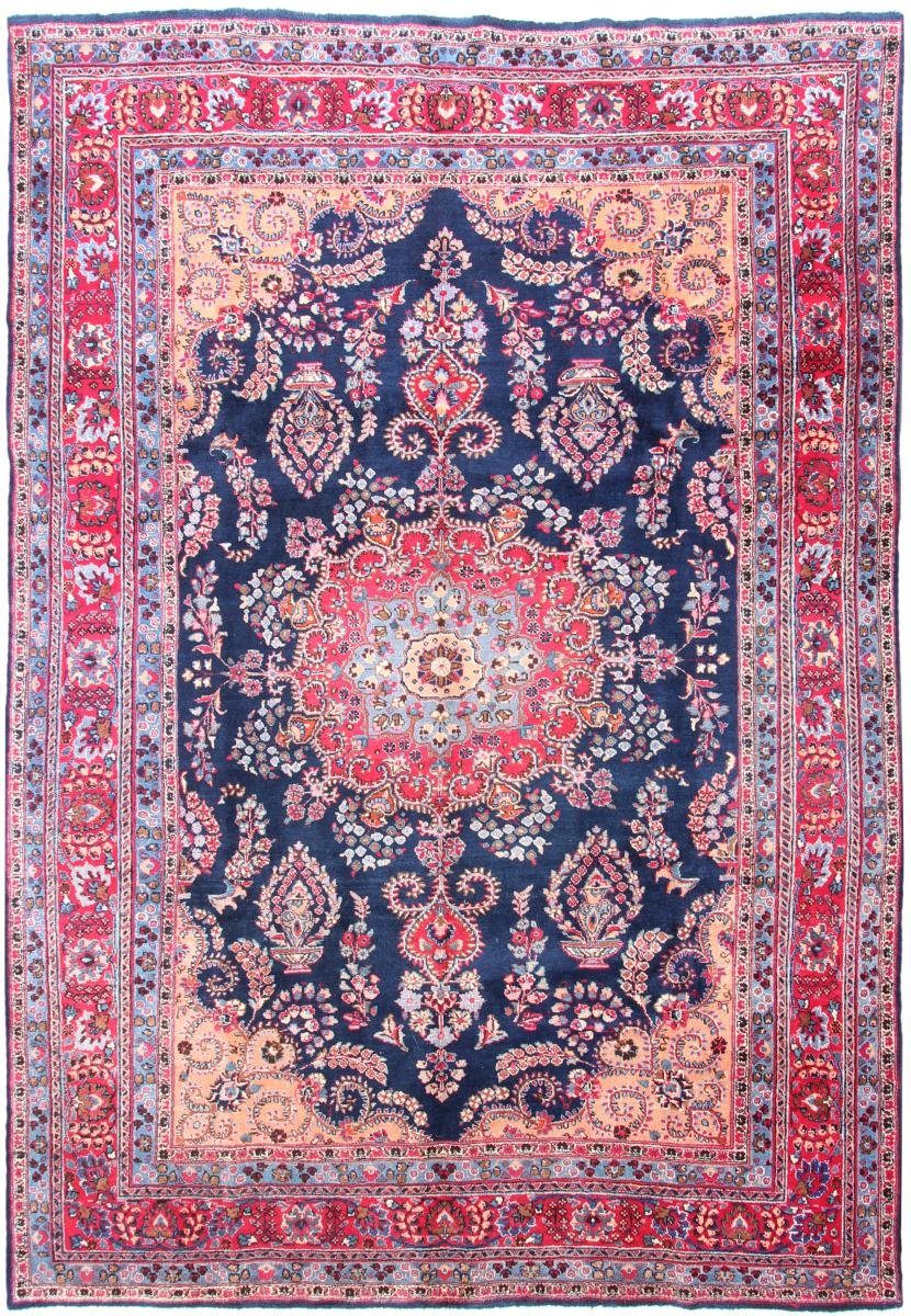 Orientteppich Mashhad 244x350 Handgeknüpfter Orientteppich / Perserteppich, Nain Trading, rechteckig, Höhe: 12 mm