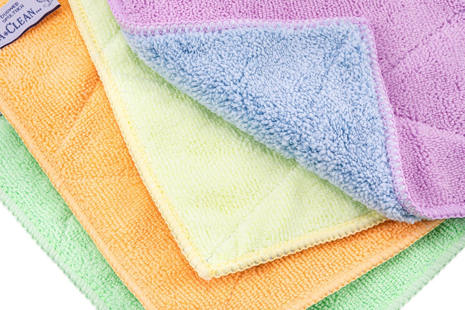 AQUA CLEAN Spültuch AQUA CLEAN Duoweb Spültuch 4er Set, (4-tlg)