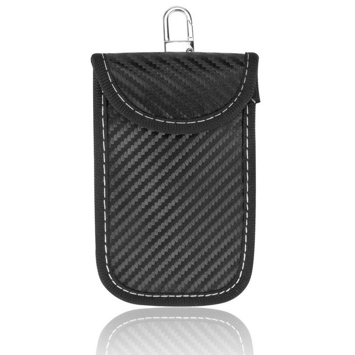 ECENCE Schlüsseltasche 1x Autoschlüssel Tasche Strahlenschutz-Tasche