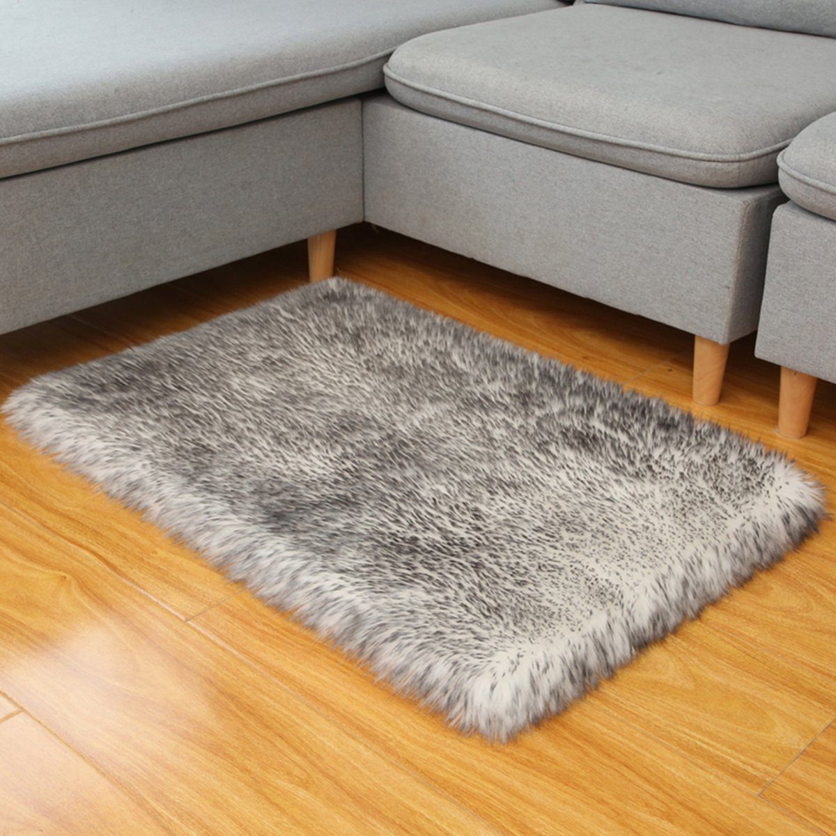 Rosnek Teppich Flauschig dick, rechteckig, weich warm, Boden Home Deko, Höhe: 60 mm