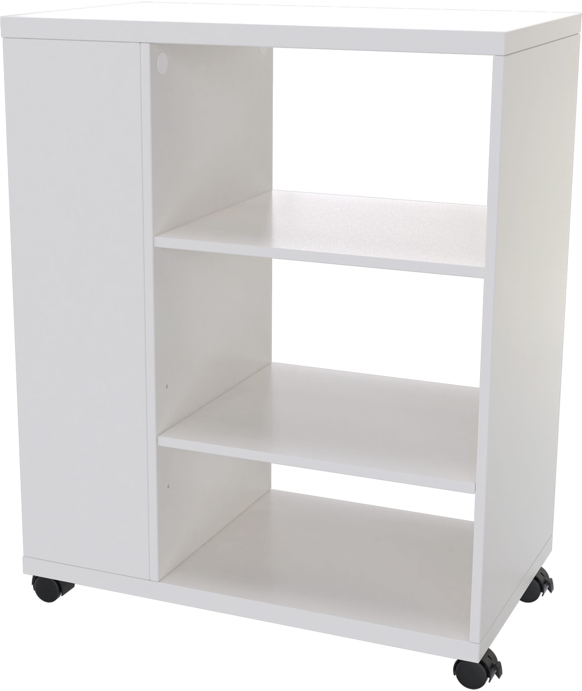 OTTO home Rollwagen LOKVE, Rollcontainer, Druckertisch, Rollregal, Rollen feststellbar, 6 Fächer, Höhe 75 cm. Reduzierter Preis € 64,99. Unverbindliche Preisempfehlung € 119,99