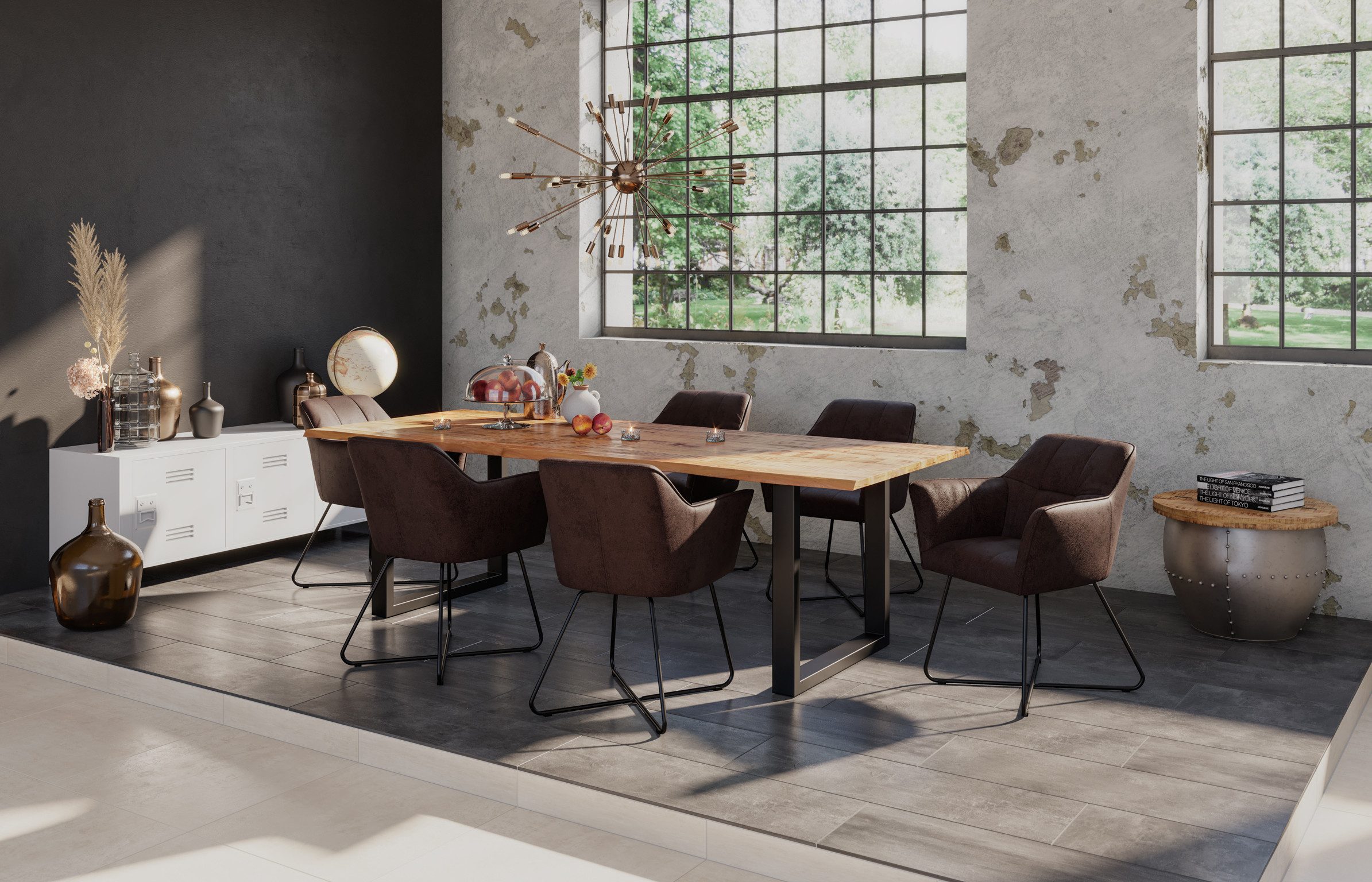 Loreno® Essgruppe Dora, Kirin, (1 Tischplatte, günstig online kaufen