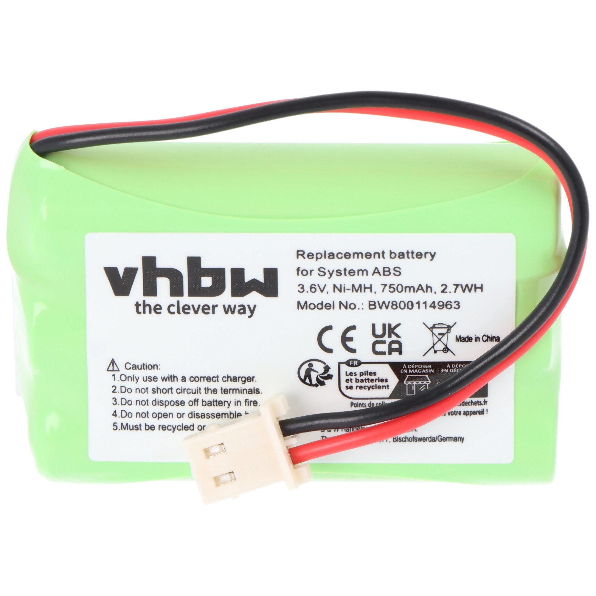 AccuCell AccuCell Akku Ersatz für Slendertone 3AAA750 für Medizintechnik (750m Akku 750 mAh (3,7 V)