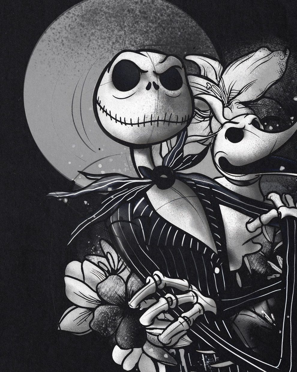 style3 T-Shirt nightmare before christmas jack skellington halloween sally oogie tim – Bild 2 von 3