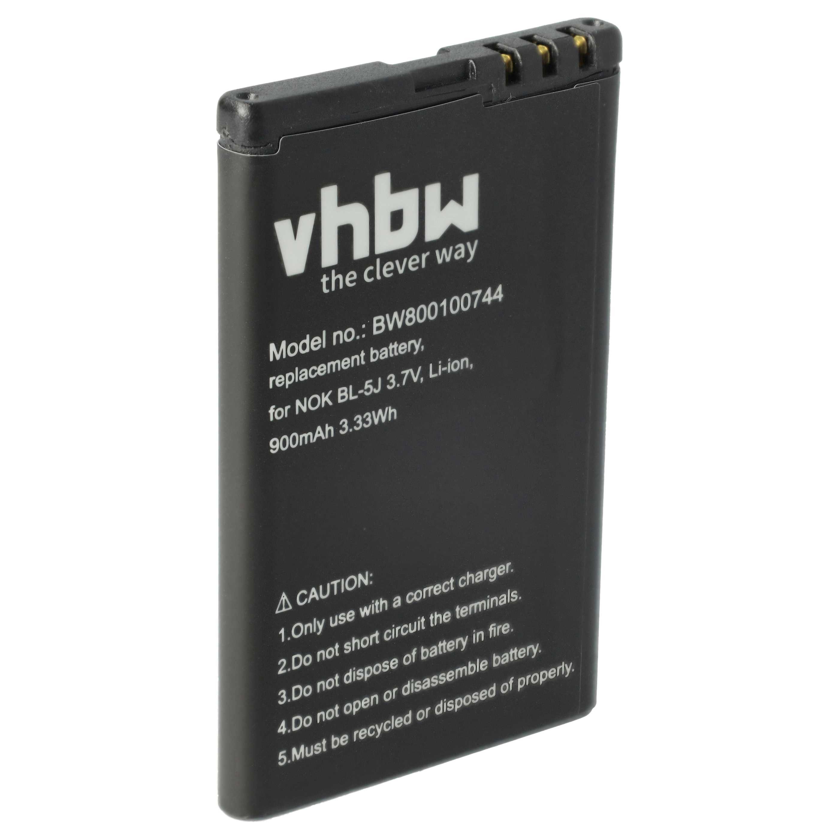 vhbw Akku Ersatz für Doro RCB01 für Mobilfunk (900 mAh, 3,7 V, Li-Ion) Smartphone-Akku Akku Li-Ion 900 mAh (3,7 V, 1 St), Leistungsfähiger Austausch-Akku für Telefon, Smartphone