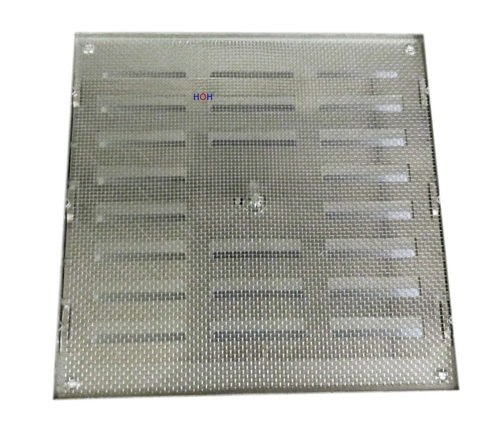 Häusler Onlinehandel GmbH Lüftungsgitter Lüftungsgitter LG 2525 SAA Schiebegitter Alu 250 x 250 mm, mit Fliegengitter