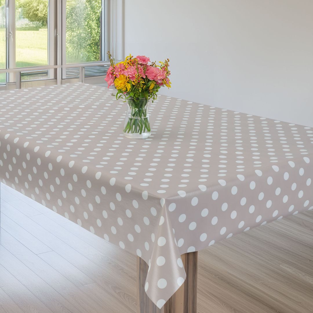 laro Tischdecke Wachstuchtischdecke Punkte Mix PVC Eckig – Bild 5 von 5