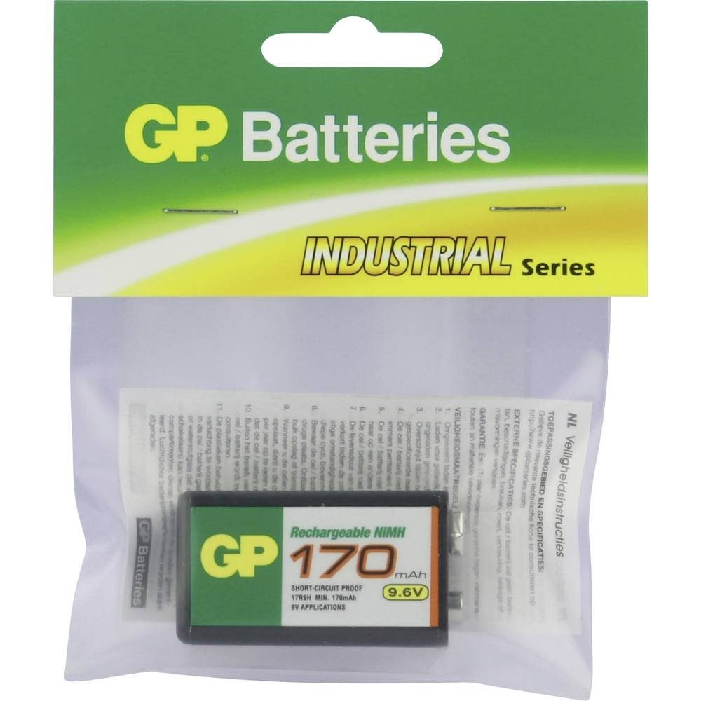 Gp NiMH 9 V Block-Akku 170 mAh GPIND17R9HC1 Akku