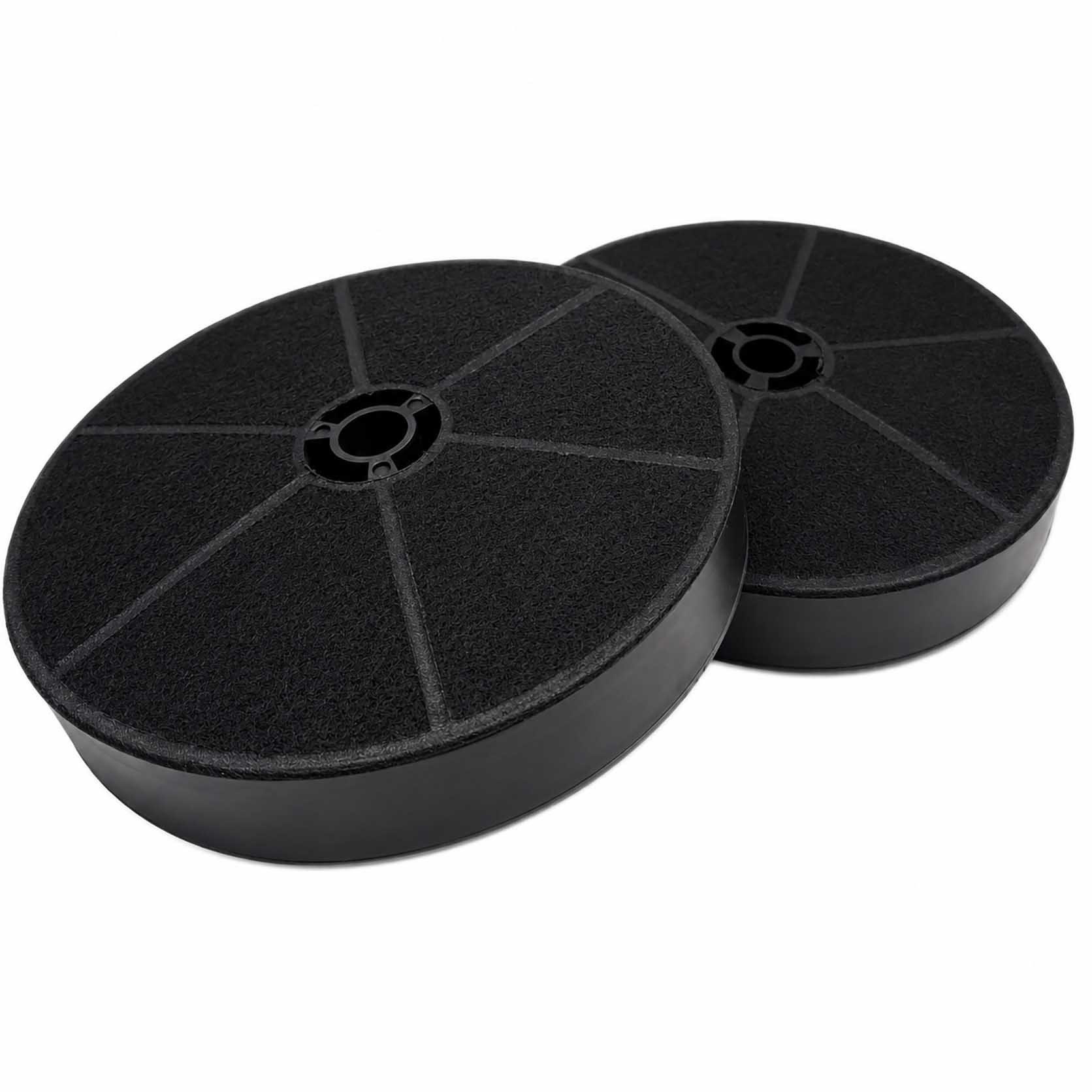 AIR2GO Aktivkohlefilter FWP-18 für Mican (2 Stück), Zubehör für Aktivkohlefilter für Mican 60210, 60211, 60220, 60221, 60260, 60261, 60262, 60320, Passend für Dunstabzugshauben von Mican