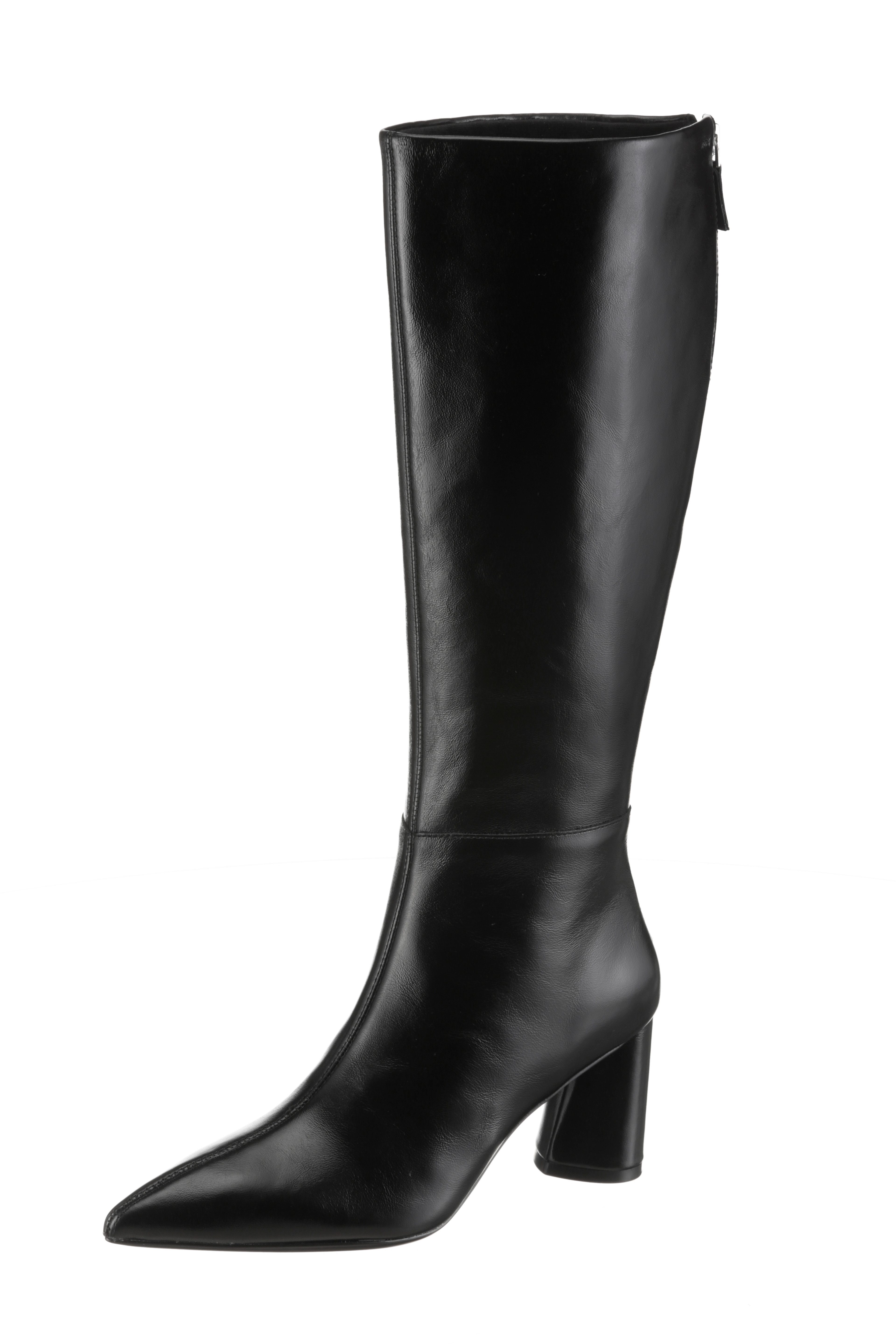 BOSS Gracey_ChBoot70 Stiefel Langschaftstiefel, Blockabsatz, in spitzer For günstig online kaufen