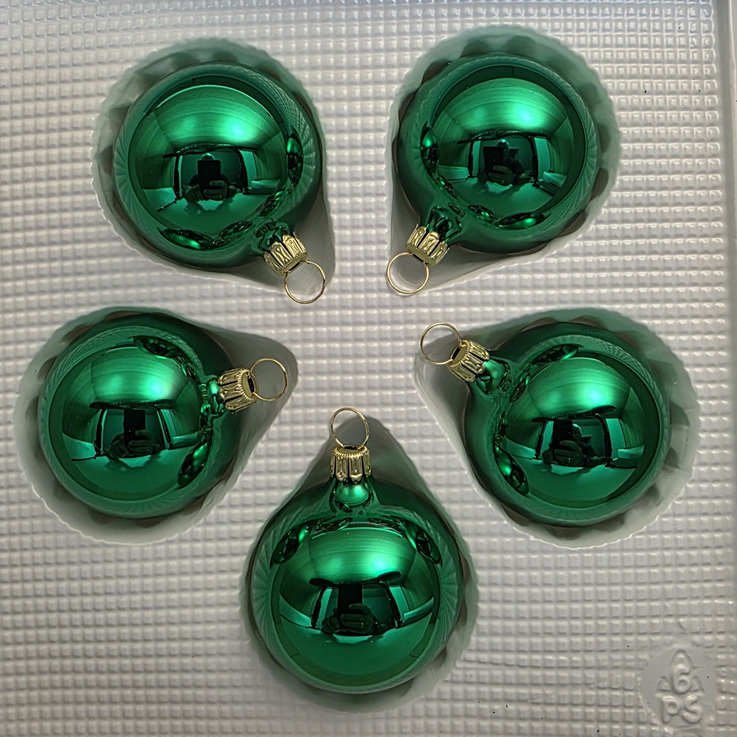 Lauschaer Glas Christbaumschmuck Christbaumschmuckkugeln in verschiedenen Farben und Größen