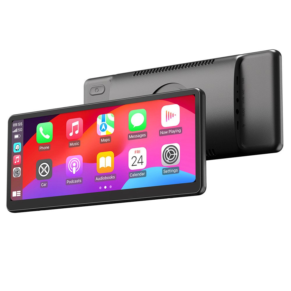 CP89-HD Portable Wireless CarPlay/ Android Auto Display Navigationsgerät