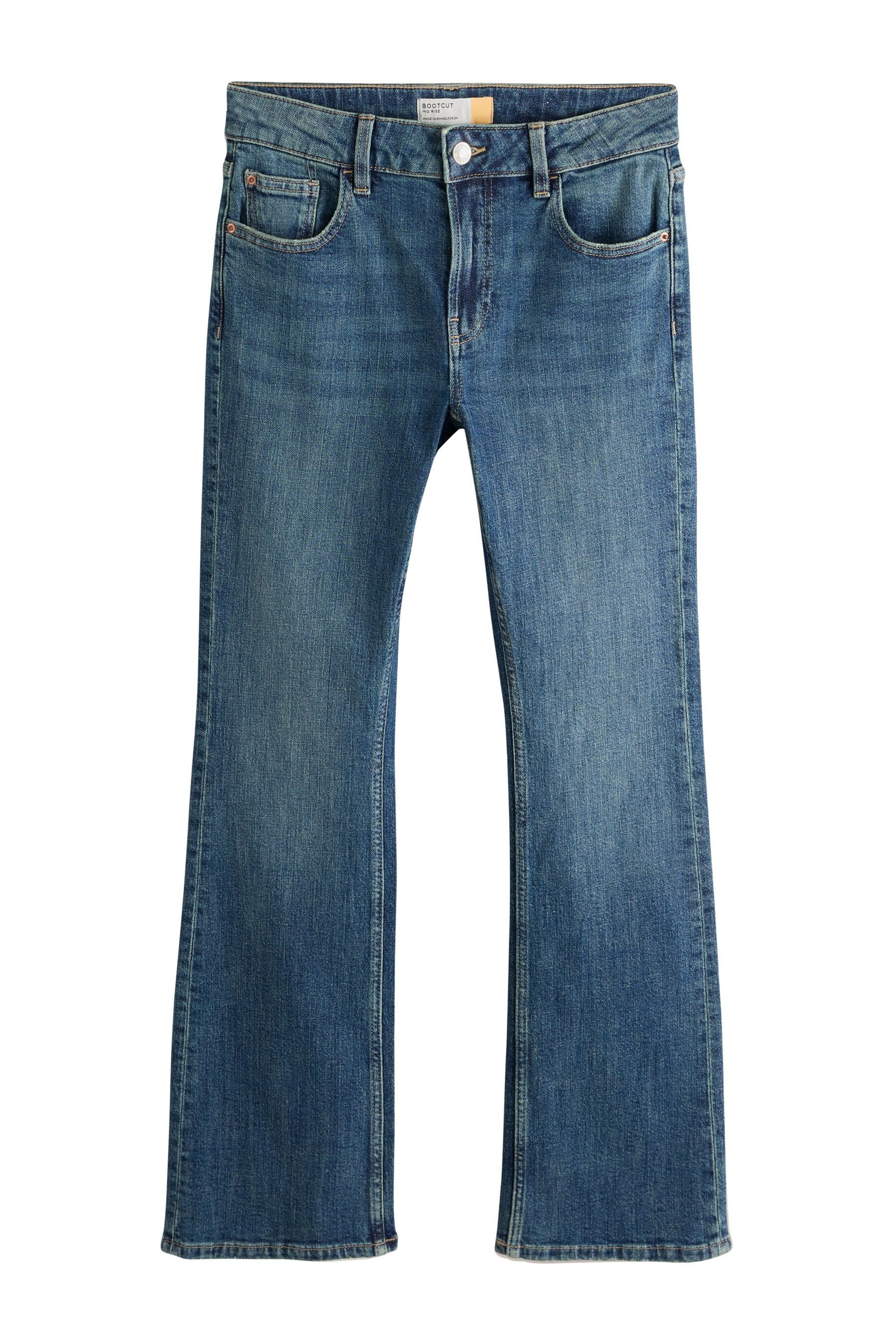 Bootcut-Jeans Authentic Bootcut-Jeans mit mittelhohem Bund
