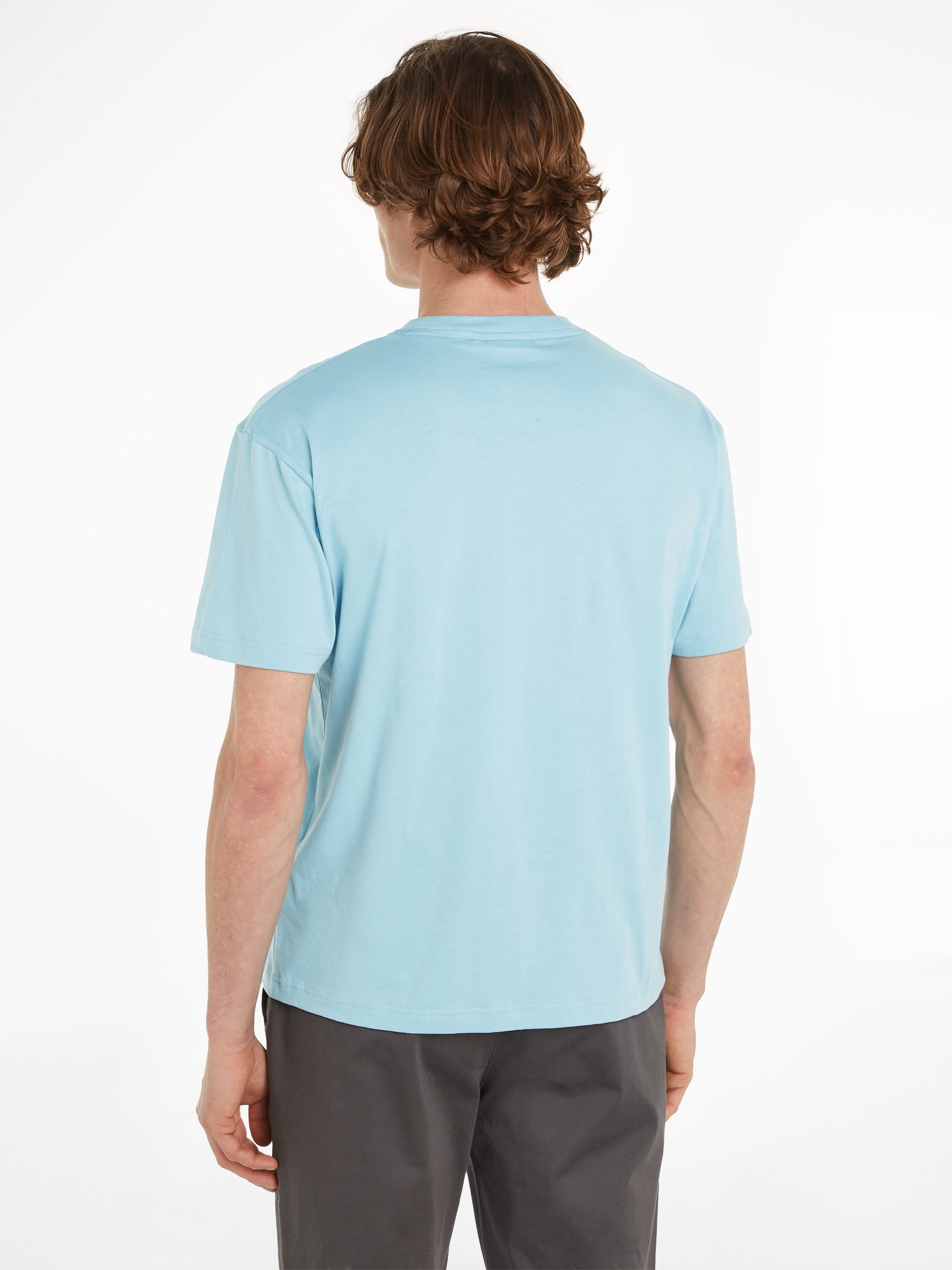 HERO aufgedrucktem COMFORT Calvin Blue LOGO mit Tropic T-Shirt T-SHIRT Markenlabel Klein