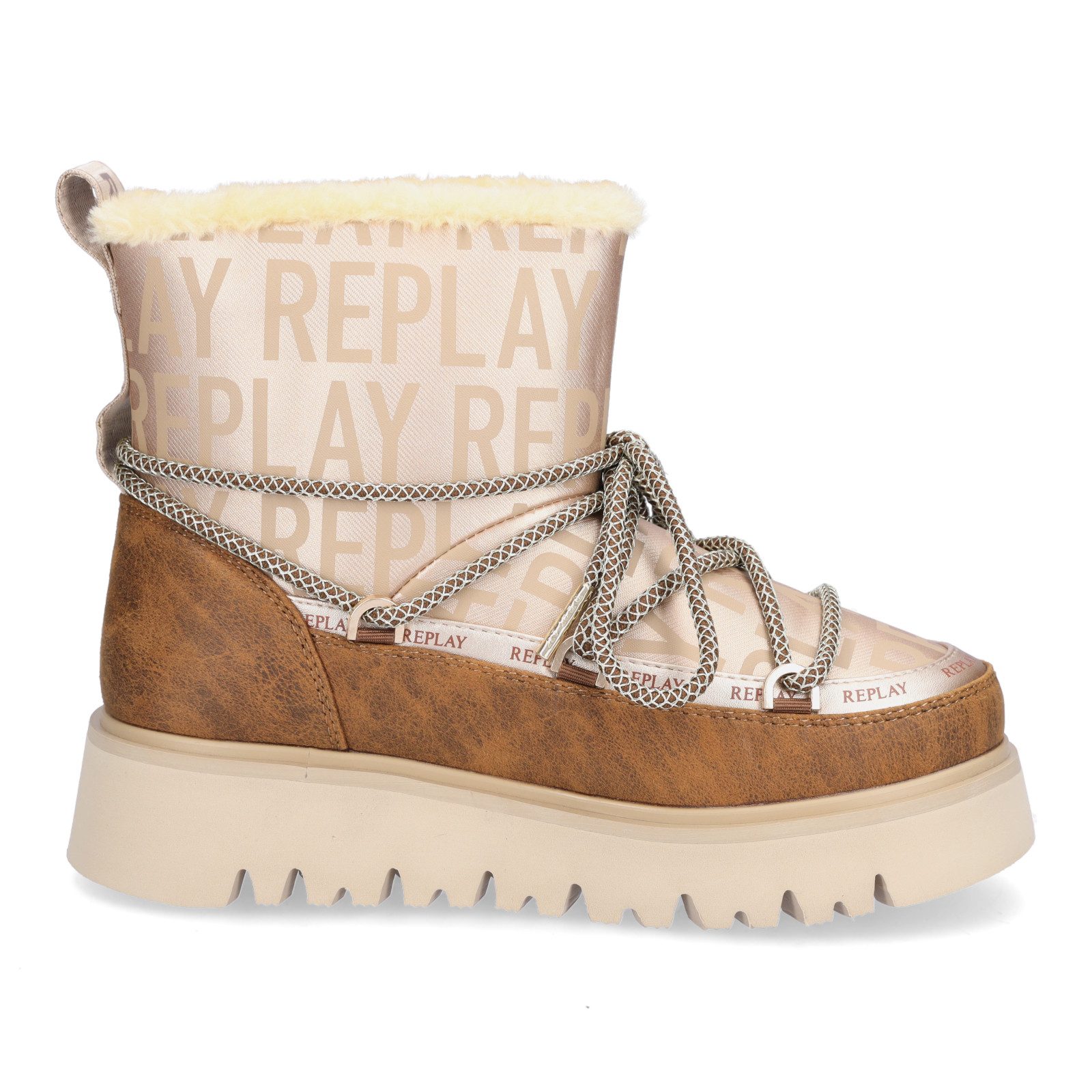 Replay Replay Damen Moonboots Melrose Snow All braun Ankleboots