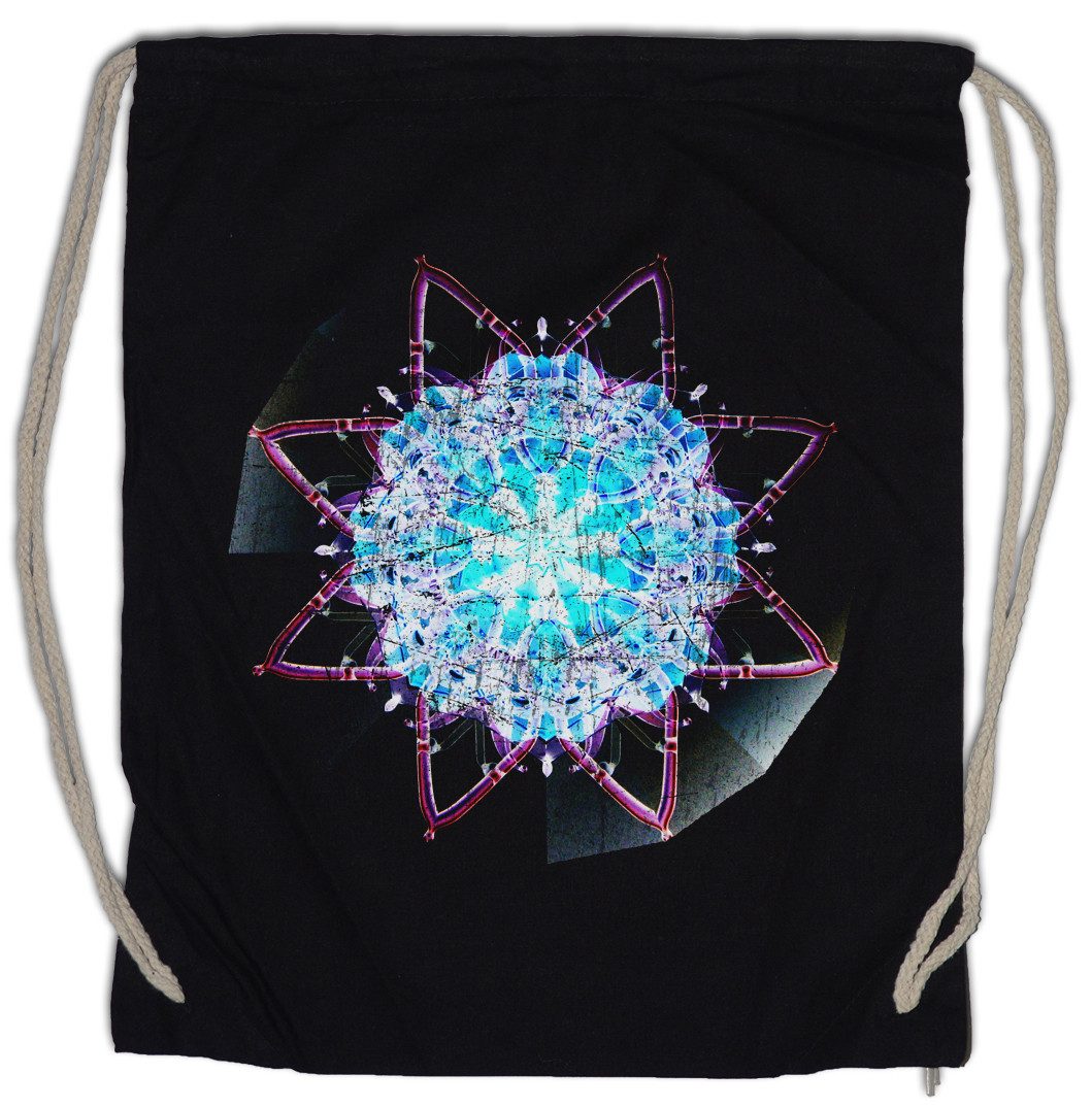 Urban Backwoods Turnbeutel Kaleidoscope II Turnbeutel Crystal Kaleidoskop Psychedelic Art Kunst (1-tlg), Hippie Mandala Mosaik Mystik