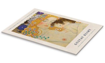 Posterlounge Acrylglasbild Gustav Klimt, As Long as the Canvases are Empty, Wohnzimmer Vintage Malerei