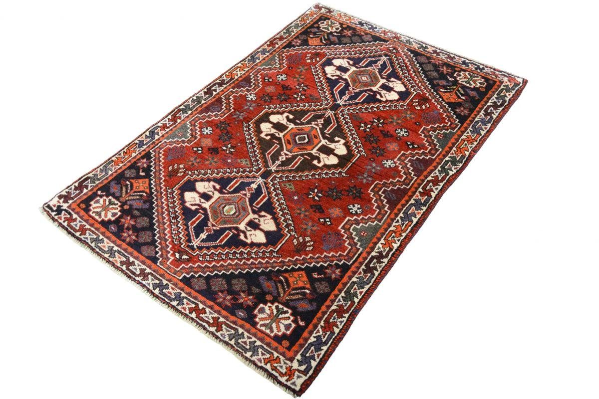 Perserteppich, 111x158 Shiraz Nain 10 Handgeknüpfter rechteckig, / Höhe: Orientteppich mm Trading, Orientteppich