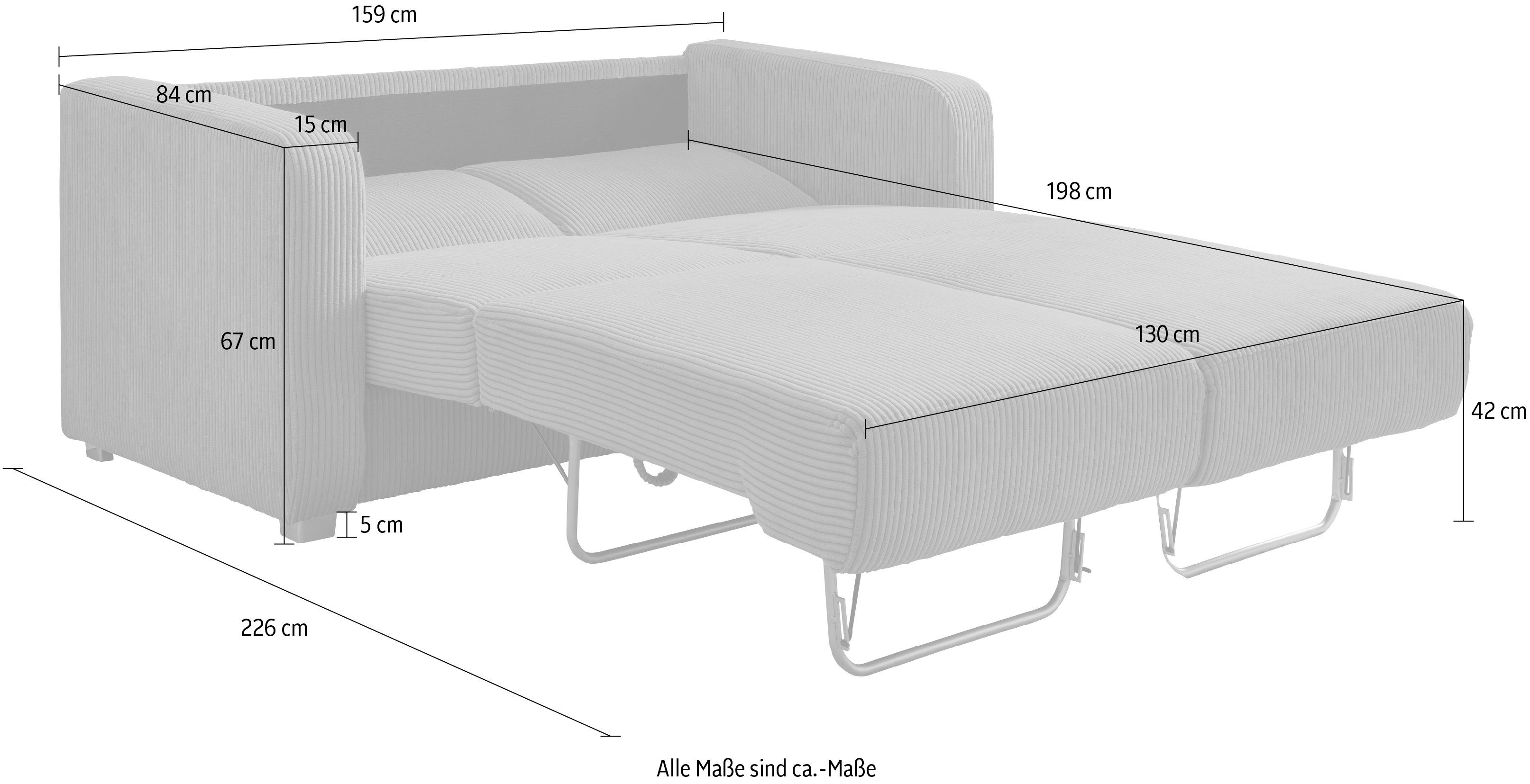 INOSIGN Schlafsofa Mia