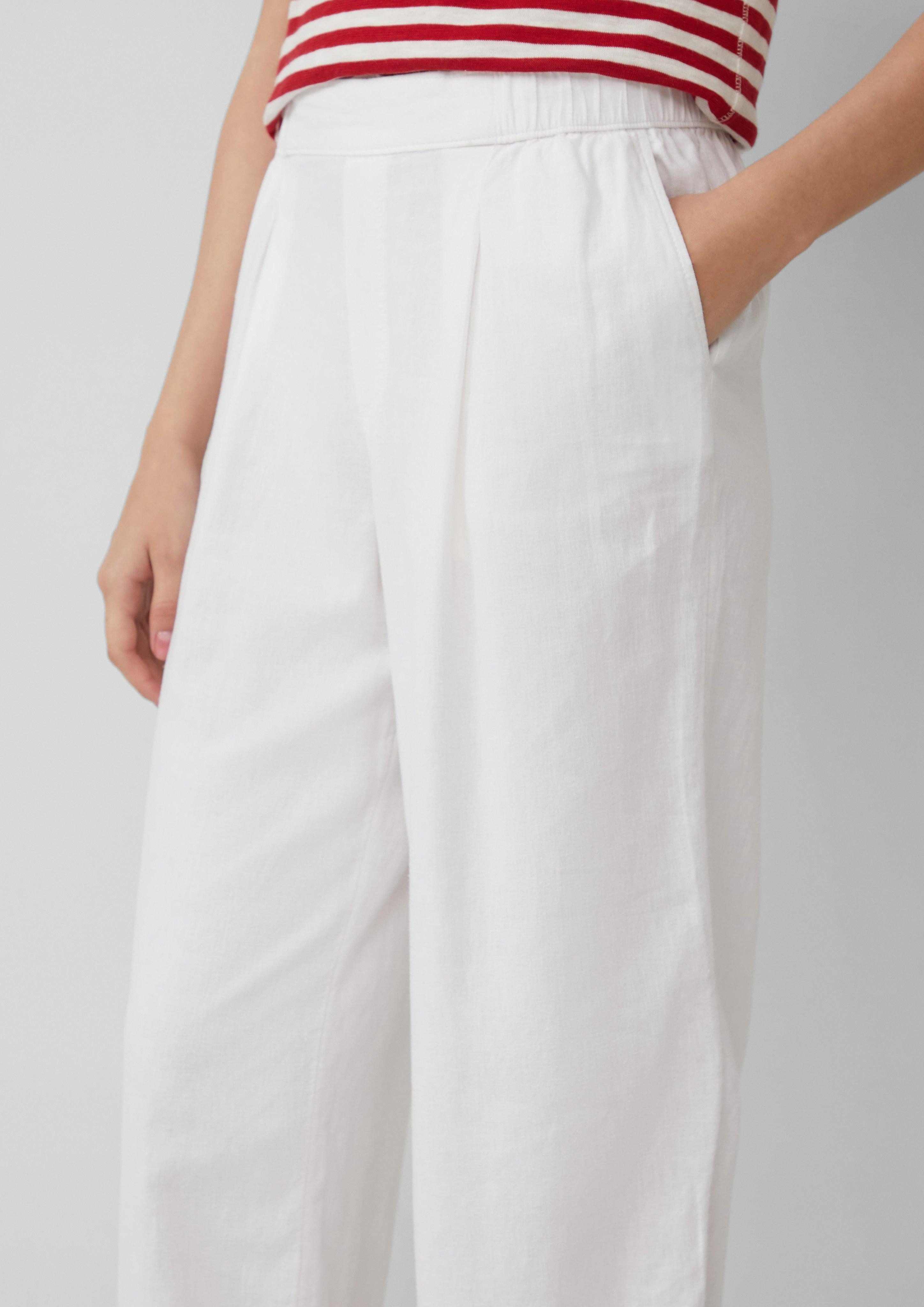 s.Oliver 3/4-Hose Culotte aus Leinenmix im günstig online kaufen